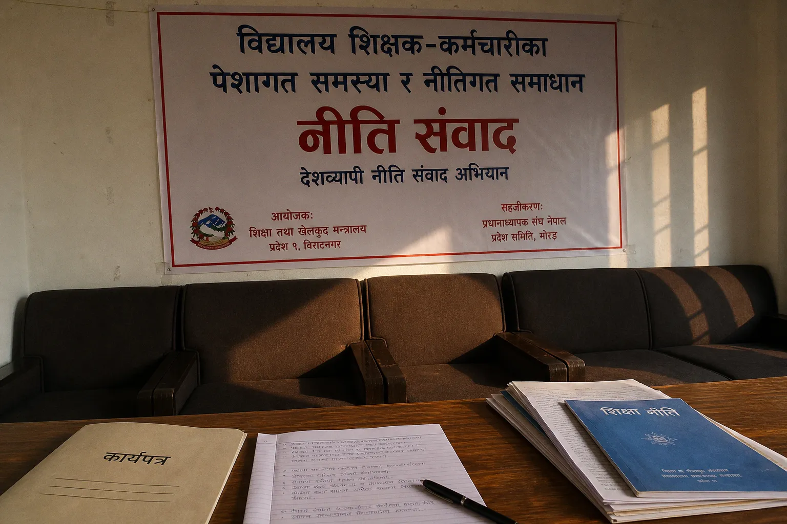 कोशीमा विद्यालय शिक्षक–कर्मचारीका पेशागत समस्या र नीतिगत समाधानबारे नीति संवाद